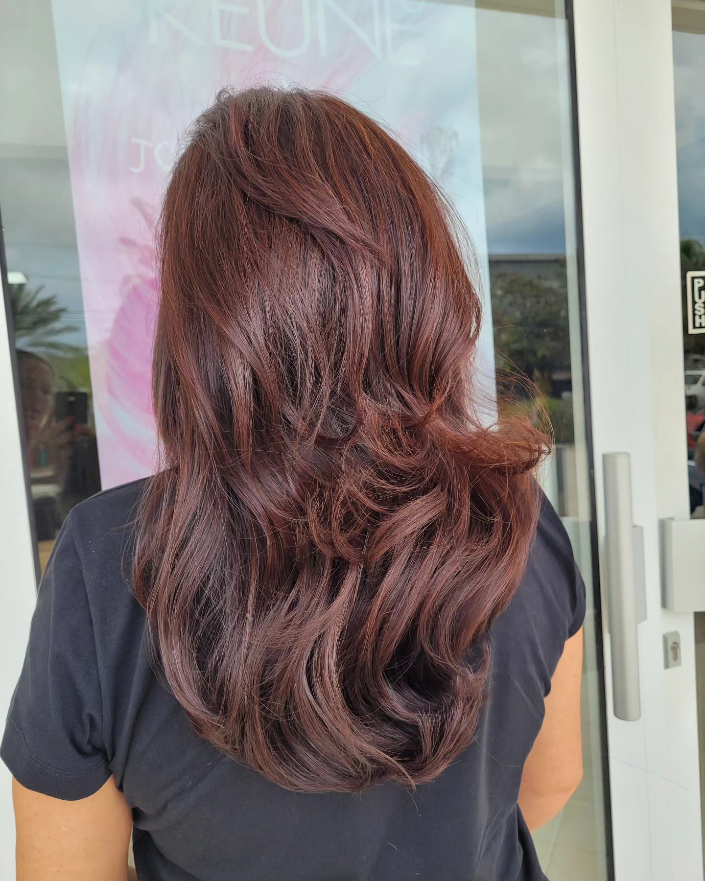 Donker koper resultaat bij Hair by Jessica